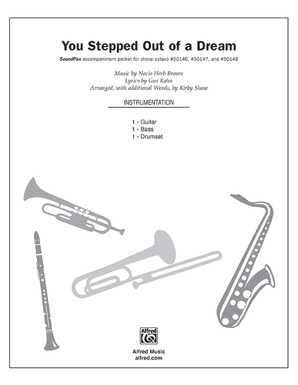 You Stepped Out of a Dream: Drums Sheet Music Preview