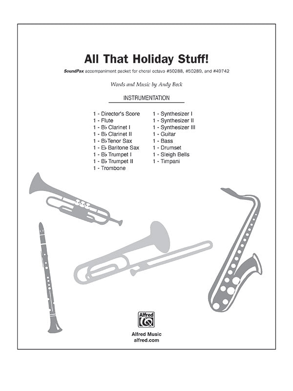 All That Holiday Stuff!: 1st Synthesizer Sheet Music Preview