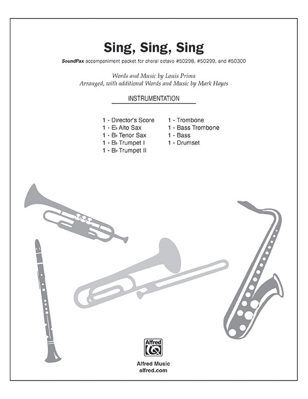 Sing, Sing, Sing: 2nd B-flat Trumpet Sheet Music Preview