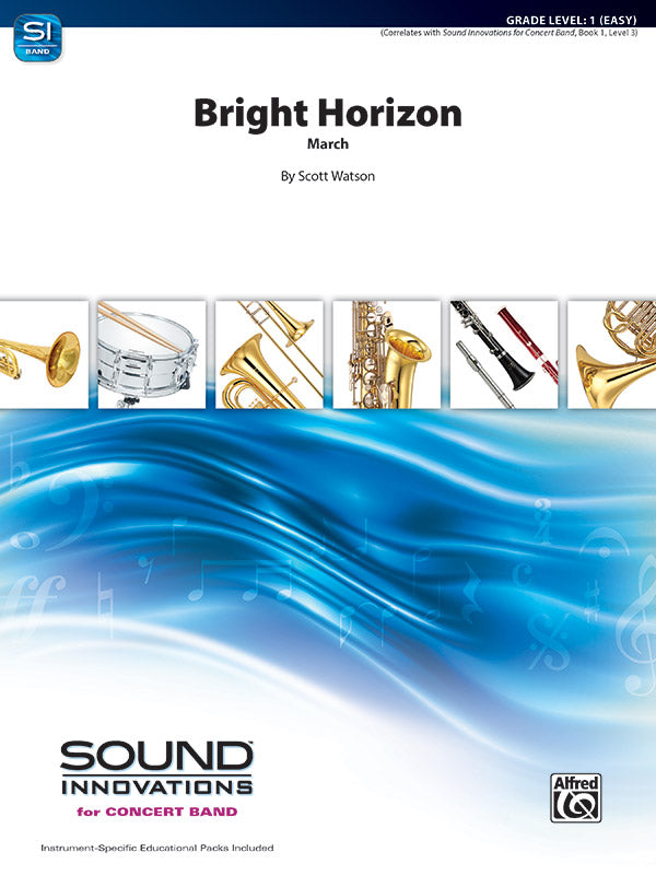 Bright Horizon: 1st B-flat Clarinet Sheet Music Preview