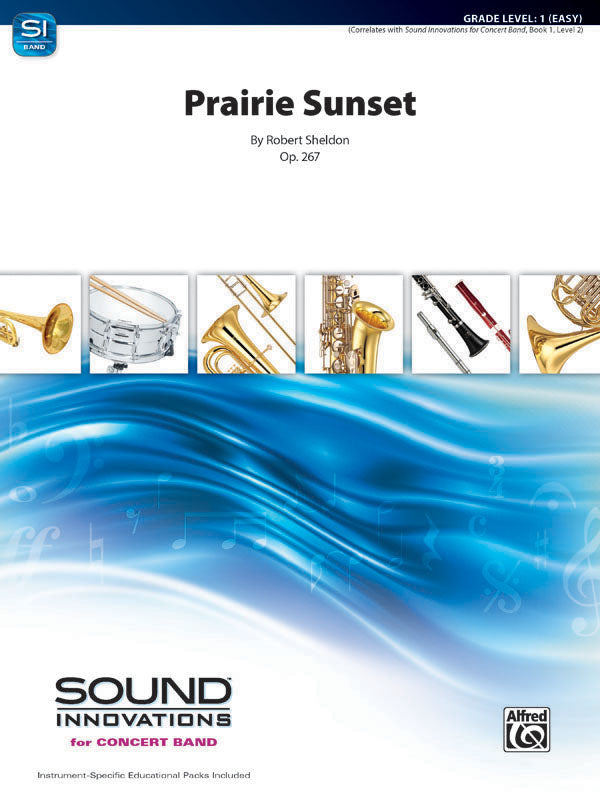 Prairie Sunset: E-flat Baritone Saxophone Sheet Music Preview