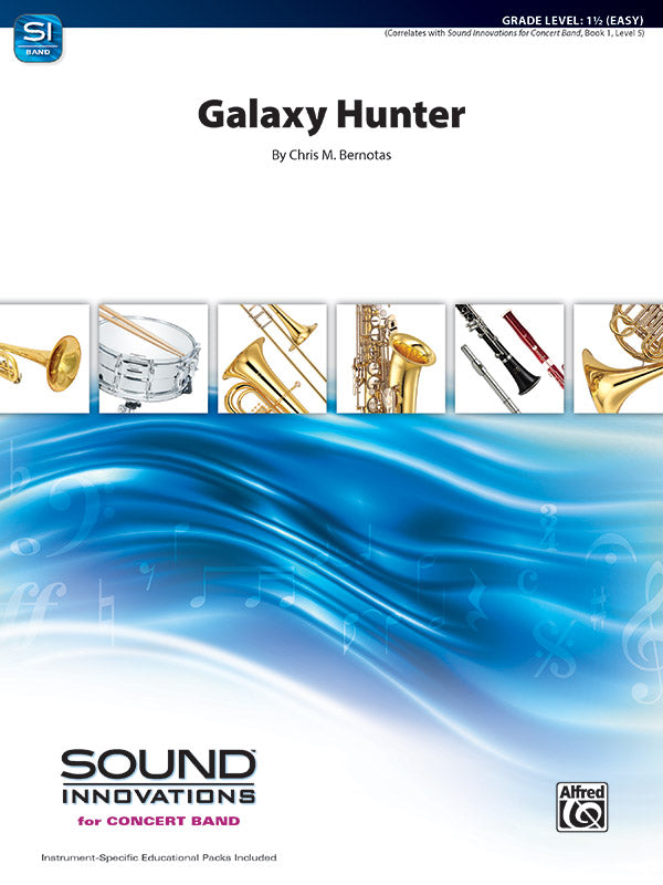 Galaxy Hunter: 1st B-flat Clarinet Sheet Music Preview