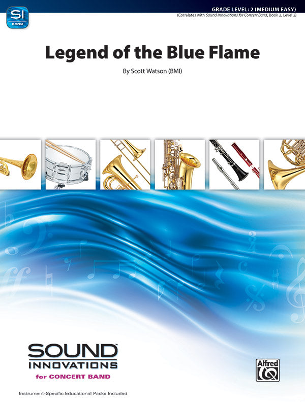 Legend of the Blue Flame: Baritone T.C. Sheet Music Preview