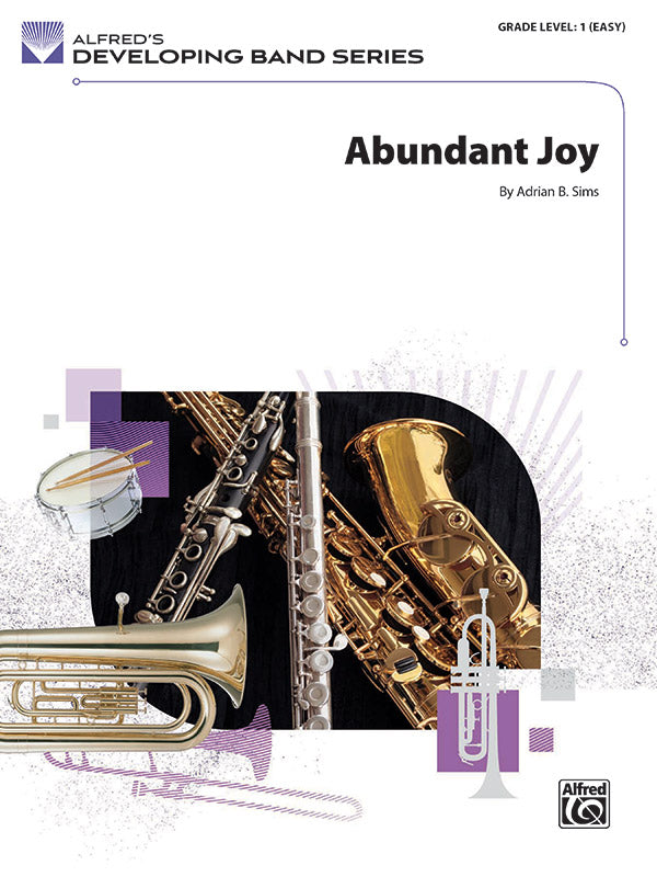 Abundant Joy: Baritone T.C. Sheet Music Preview