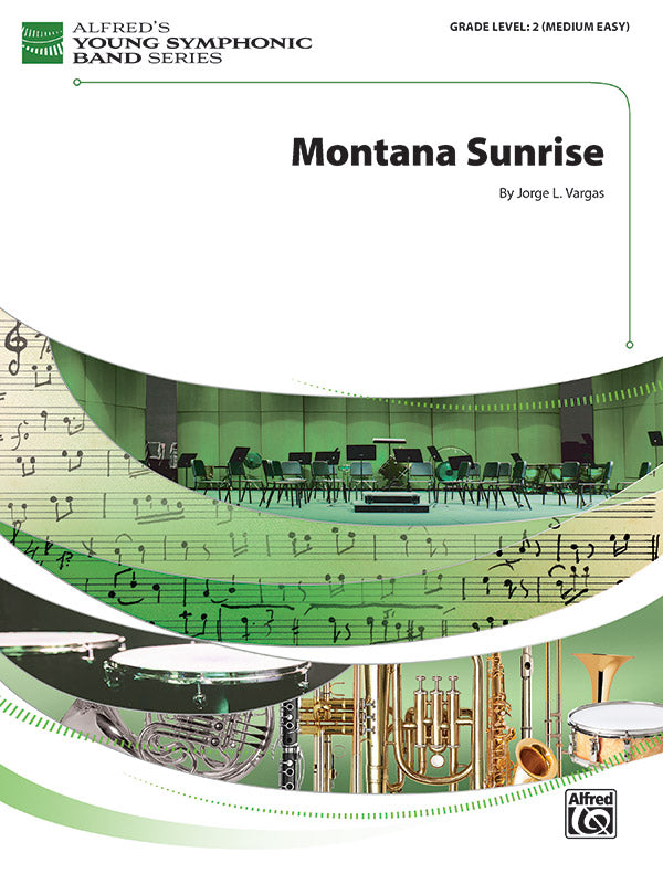 Montana Sunrise: E-flat Baritone Saxophone Sheet Music Preview