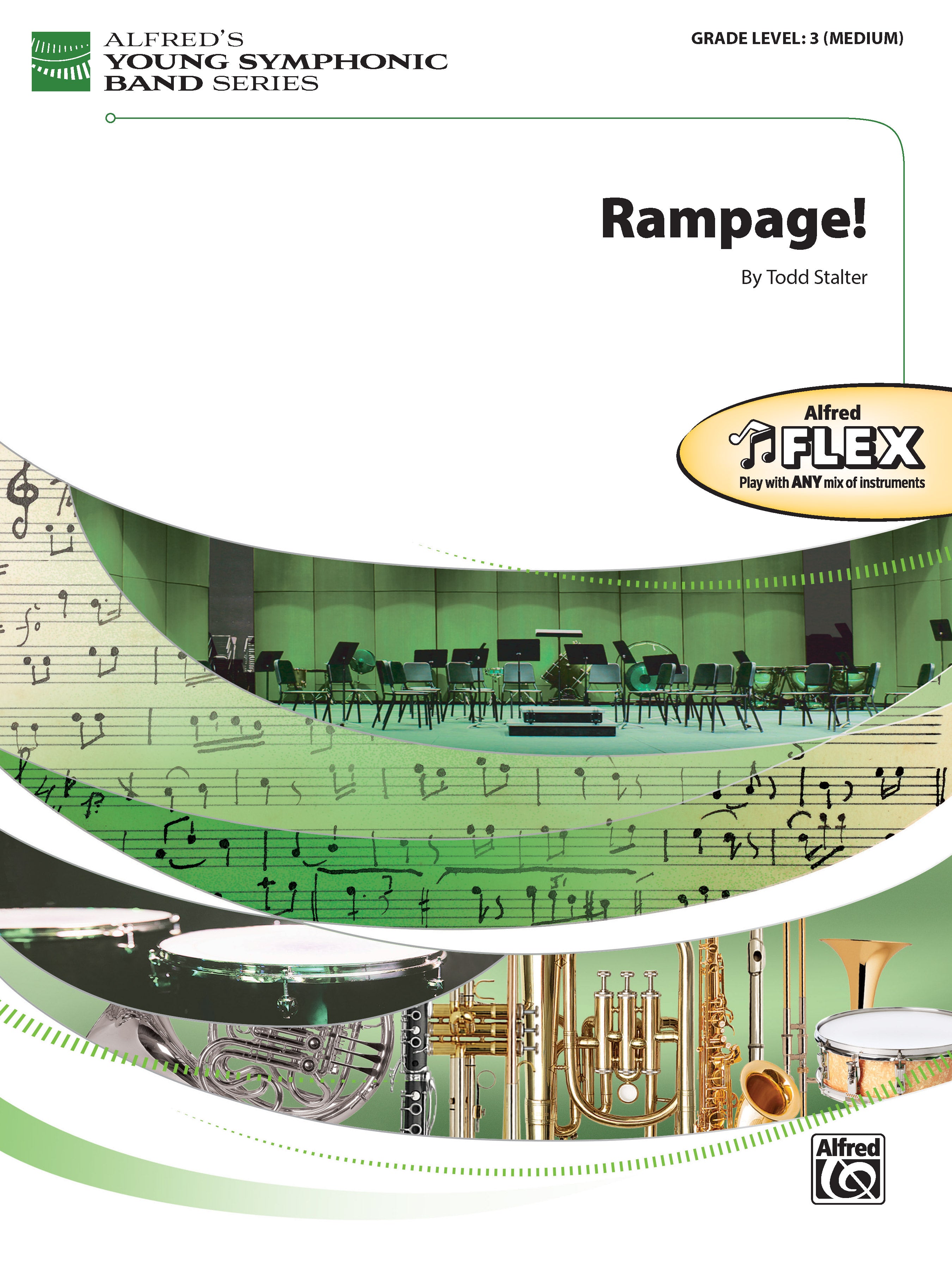 Rampage!: Part 2 - Tenor Saxophone Sheet Music Preview
