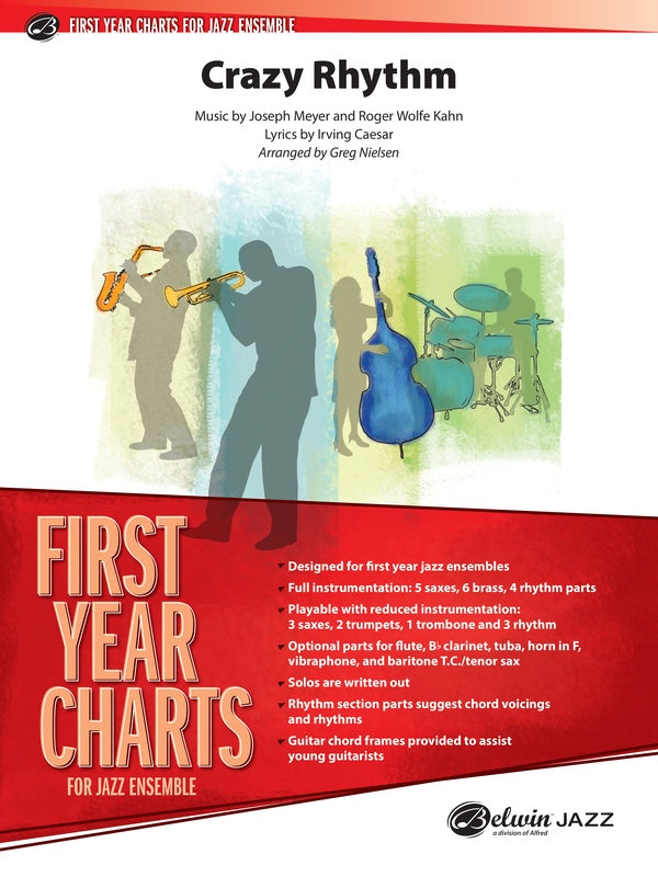 Crazy Rhythm: 2nd B-flat Tenor Saxophone Sheet Music Preview