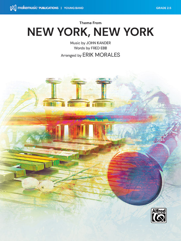 Theme from New York, New York: Baritone B.C. Sheet Music Preview