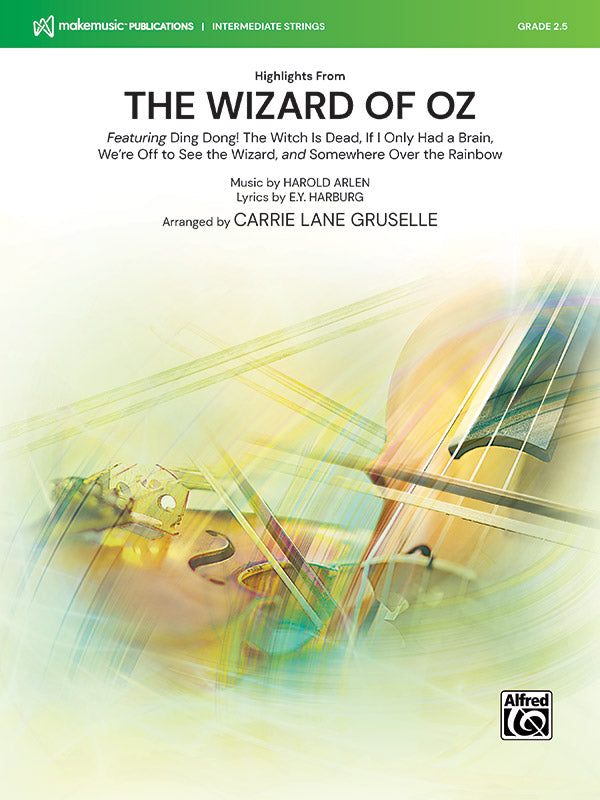 Highlights from The Wizard of Oz: String Bass Sheet Music Preview
