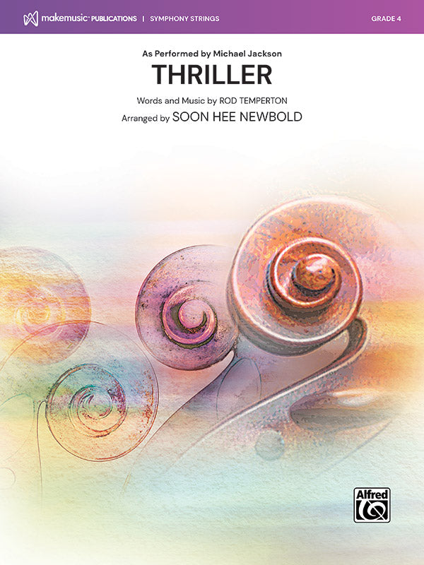 Thriller: String Bass Sheet Music Preview