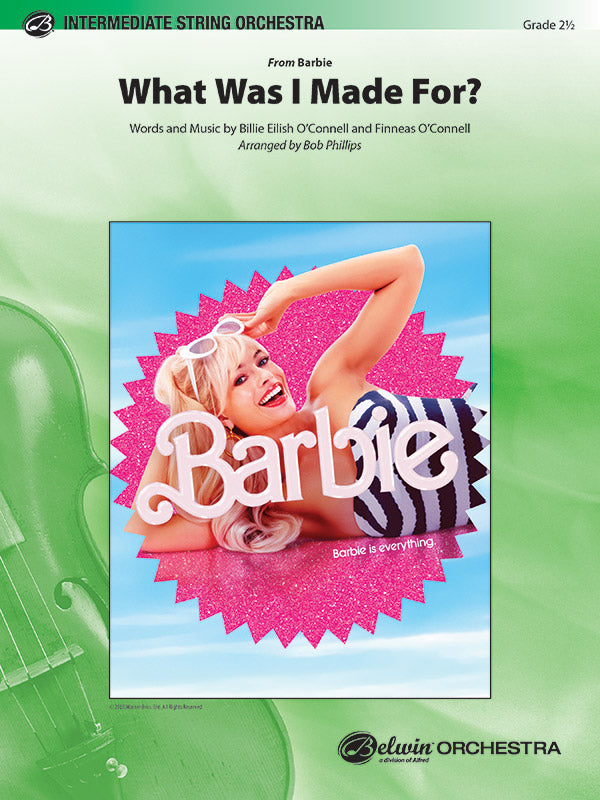 What Was I Made For?: String Bass Sheet Music Preview