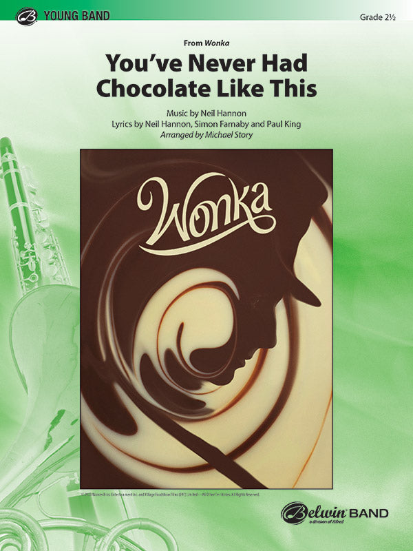 You've Never Had Chocolate Like This: B-flat Bass Clarinet Sheet Music Preview