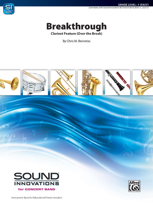 Breakthrough: B-flat Clarinet Educational Pack Sheet Music Preview
