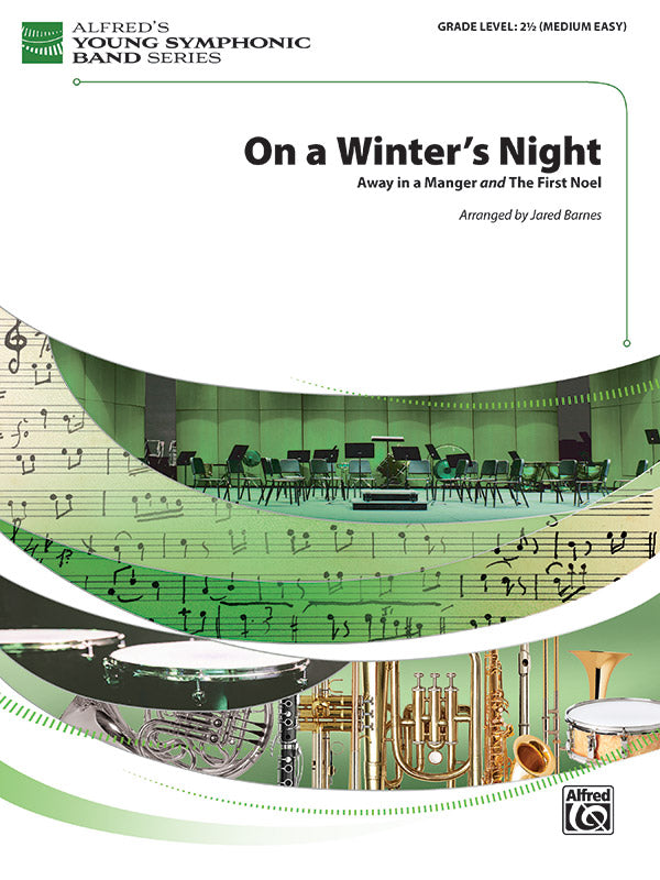 On a Winter's Night: 1st Percussion Sheet Music Preview