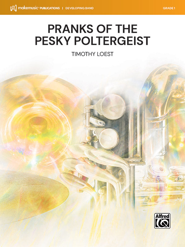 Pranks of the Pesky Poltergeist: Baritone T.C. Sheet Music Preview