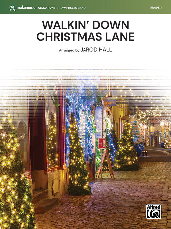 Walkin' Down Christmas Lane: 1st B-flat Clarinet Sheet Music Preview