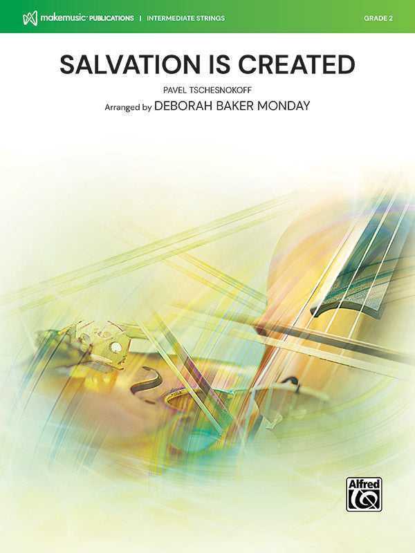 Salvation is Created: String Bass Sheet Music Preview