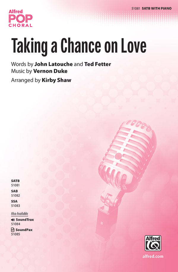 Taking a Chance on Love Sheet Music Preview