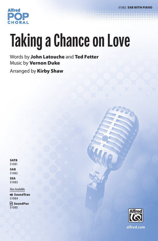 Taking a Chance on Love Sheet Music Preview