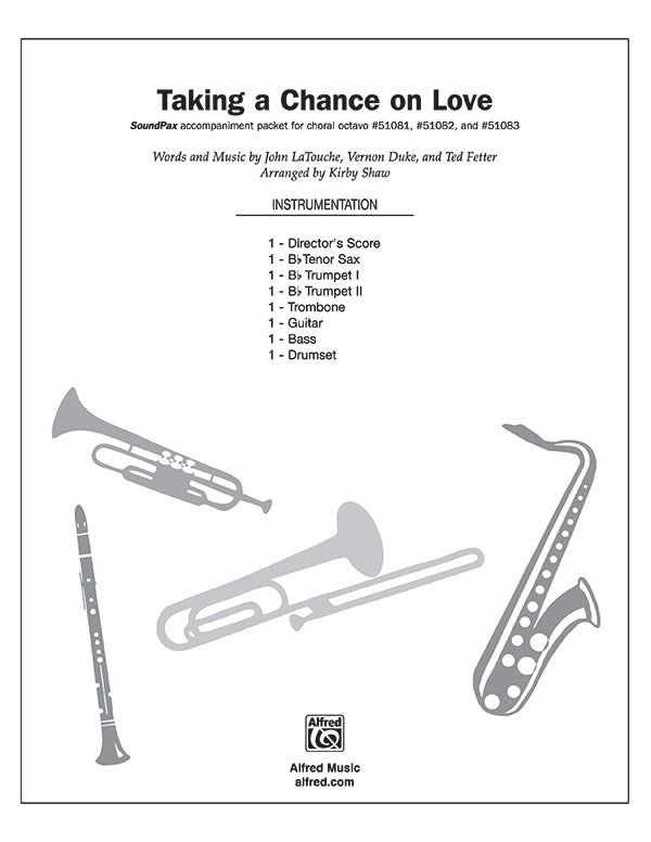 Taking a Chance on Love: String Bass Sheet Music Preview