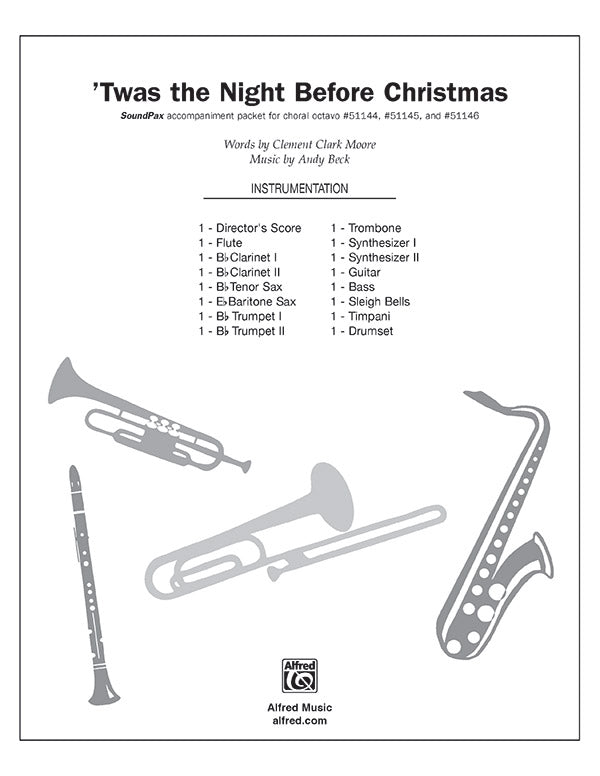 'Twas the Night Before Christmas: Drums Sheet Music Preview