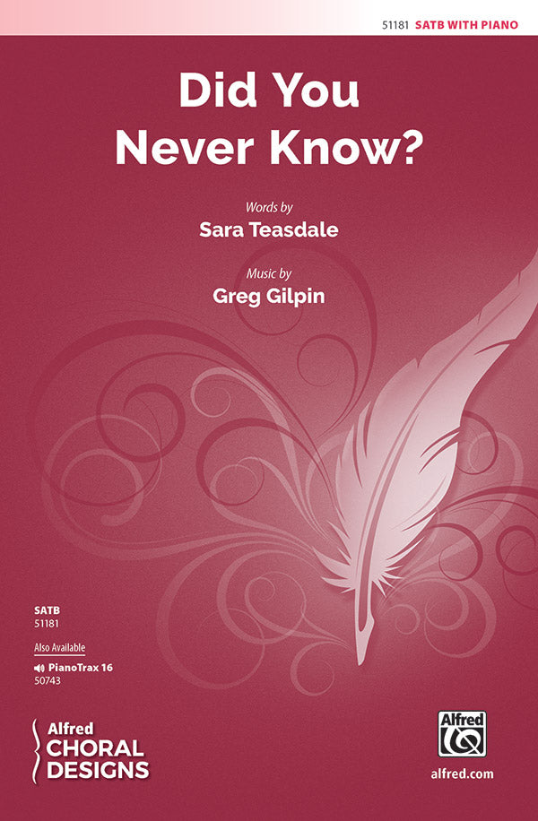 Did You Never Know? Cover Image
