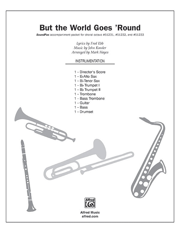 But the World Goes 'Round: 1st B-flat Trumpet Sheet Music Preview