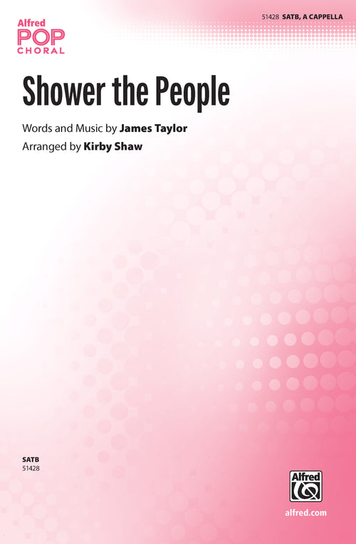 Shower the People Sheet Music Preview