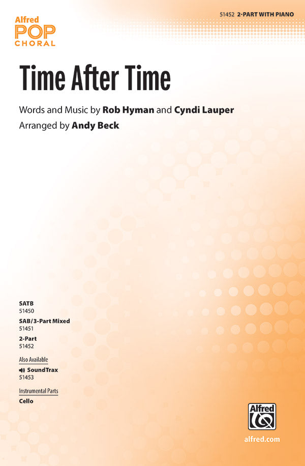 Time After Time Sheet Music Preview