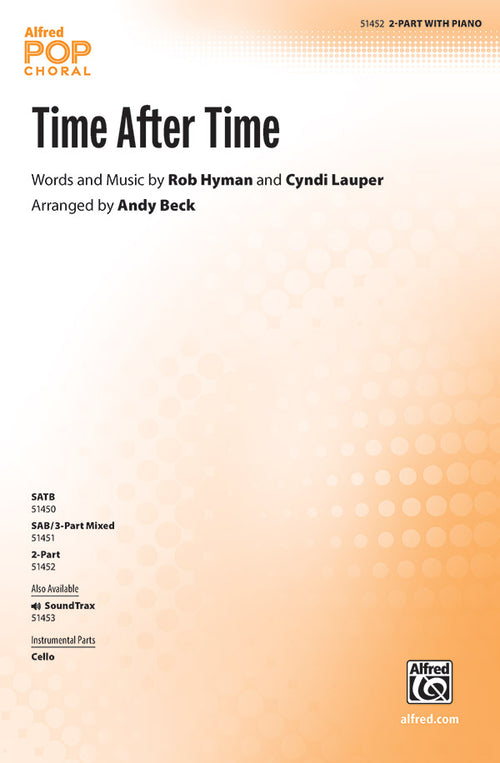 Time After Time Sheet Music Preview