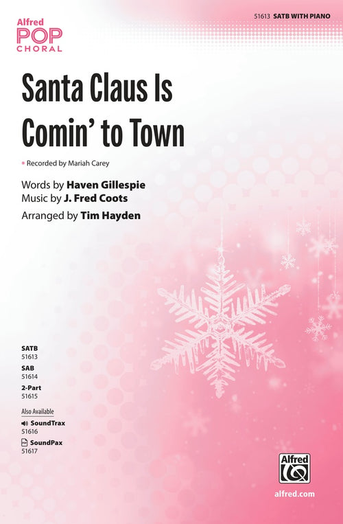 Santa Claus Is Comin' to Town Sheet Music Preview