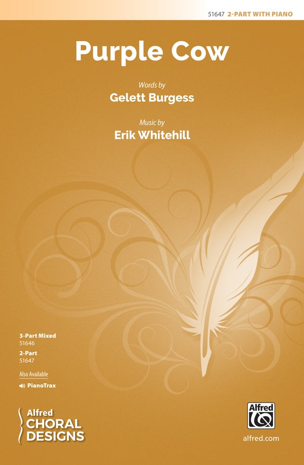 Purple Cow Sheet Music Preview