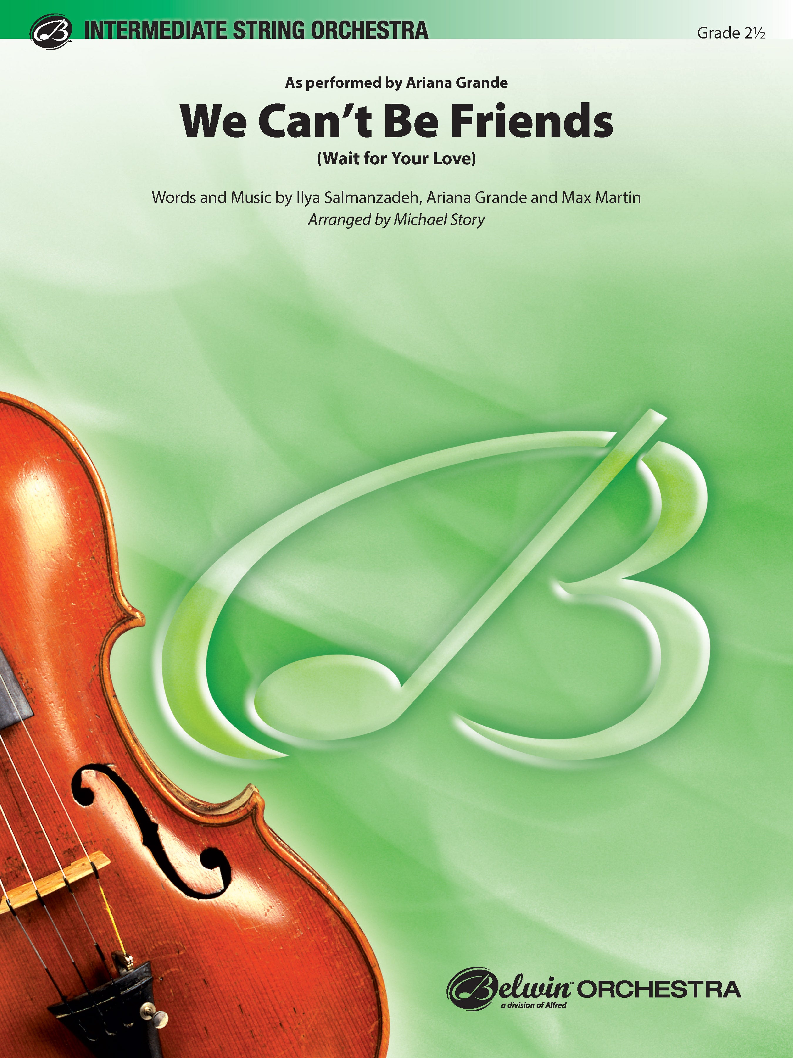 We Can't Be Friends: 3rd Violin (Viola [TC]) Sheet Music Preview