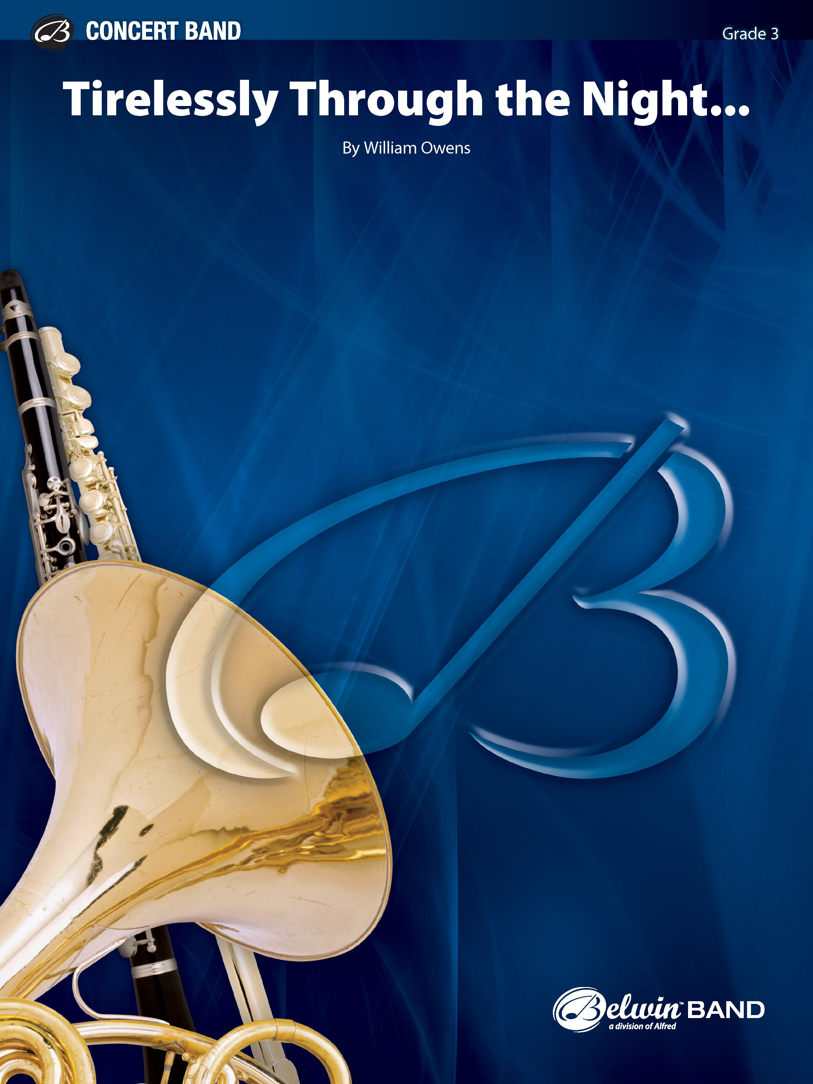 Tirelessly Through the Night...: 3rd Trombone Sheet Music Preview