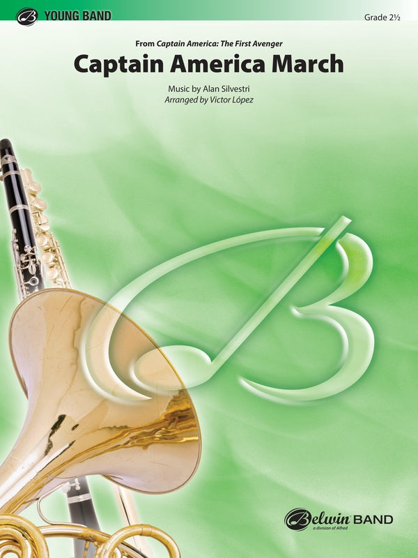 Captain America March: 1st B-flat Clarinet Sheet Music Preview