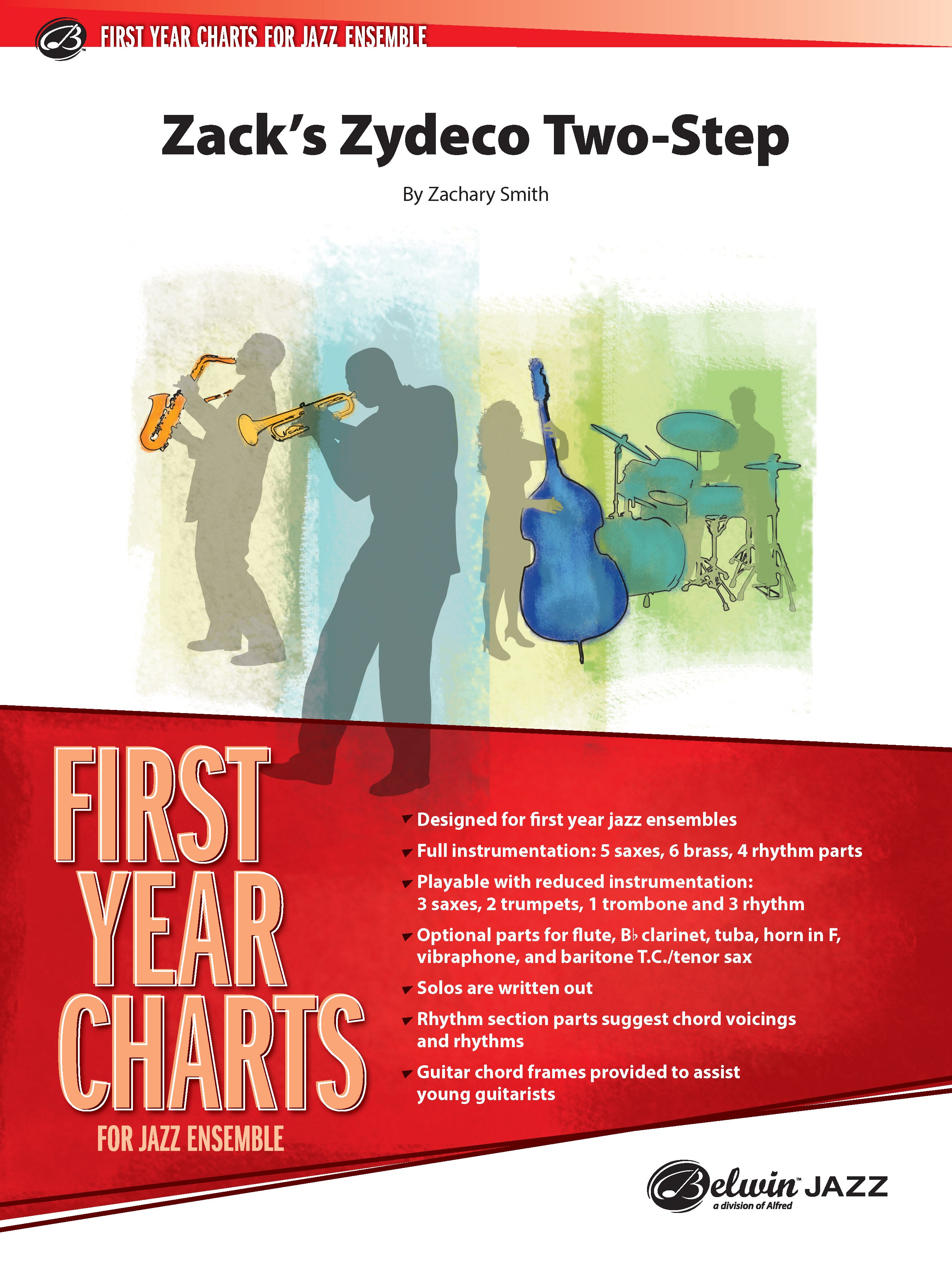 Zack's Zydeco Two-Step: Piano Accompaniment Sheet Music Preview