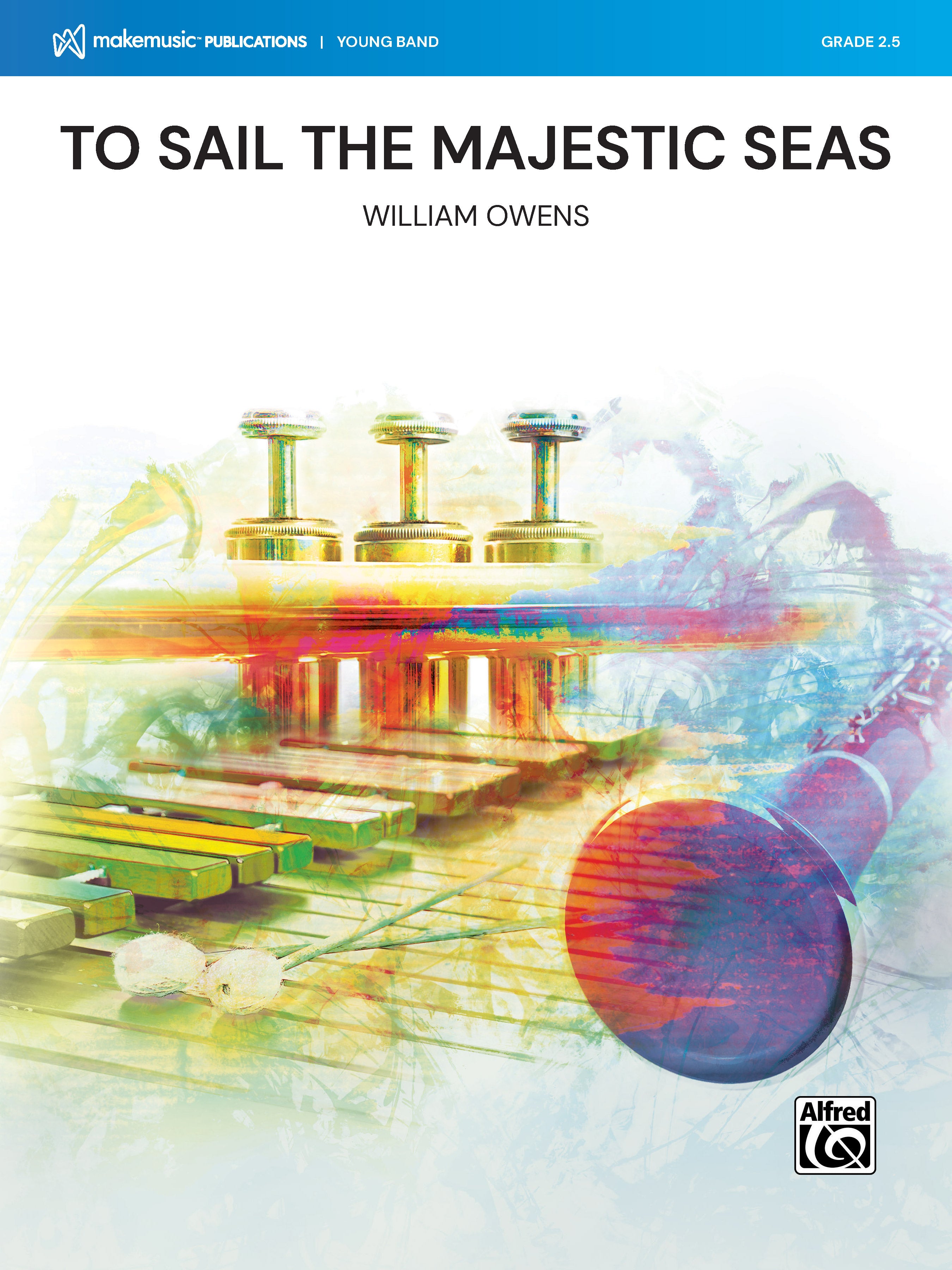 To Sail the Majestic Seas: 1st Percussion Sheet Music Preview