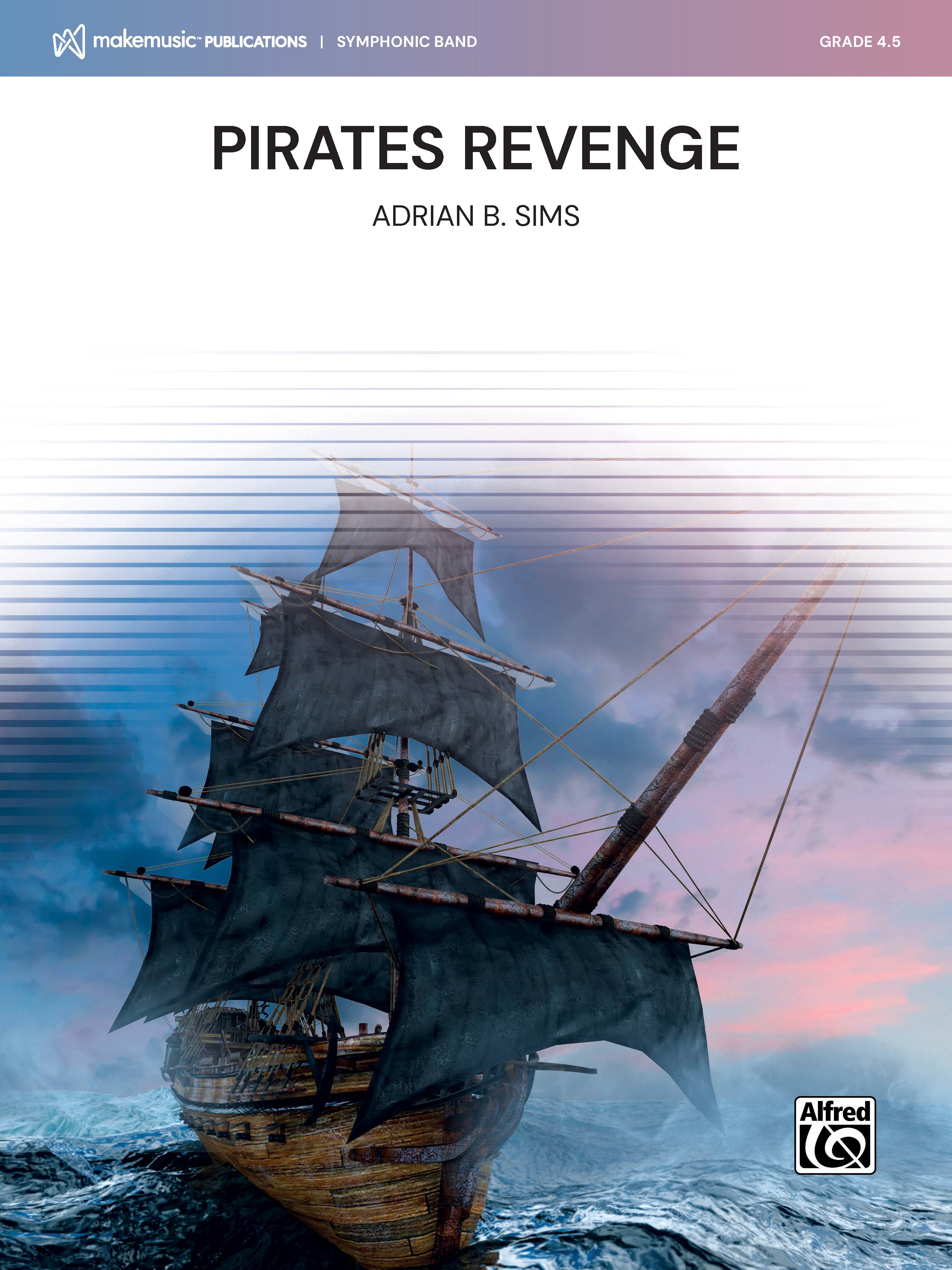 Pirates Revenge: E-flat Baritone Saxophone Sheet Music Preview
