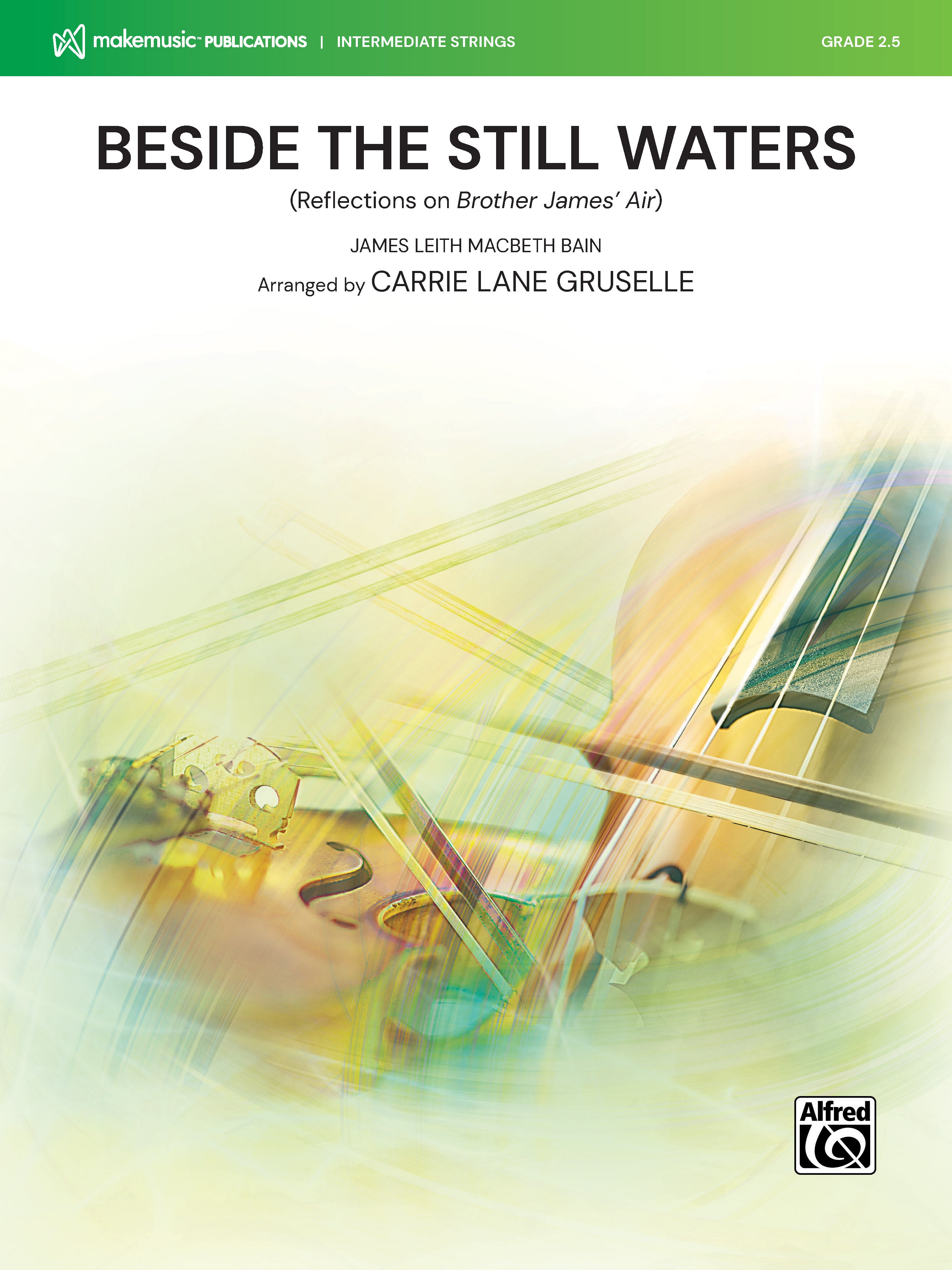 Beside the Still Waters: 2nd Violin Sheet Music Preview