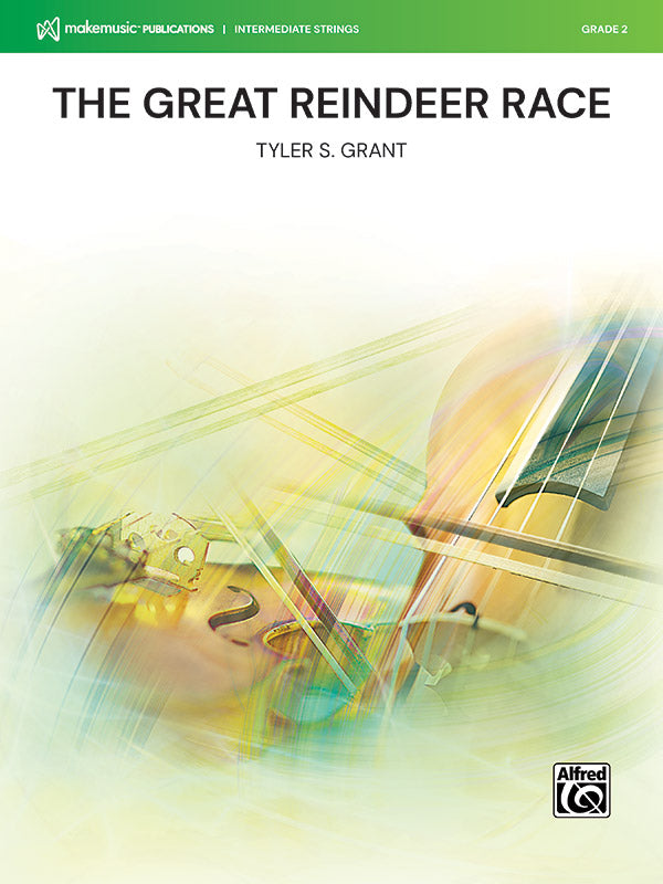 The Great Reindeer Race: 1st Violin Sheet Music Preview