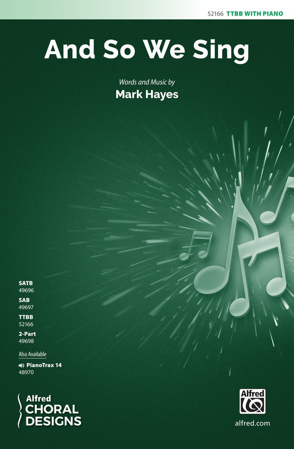 And So We Sing Sheet Music Preview