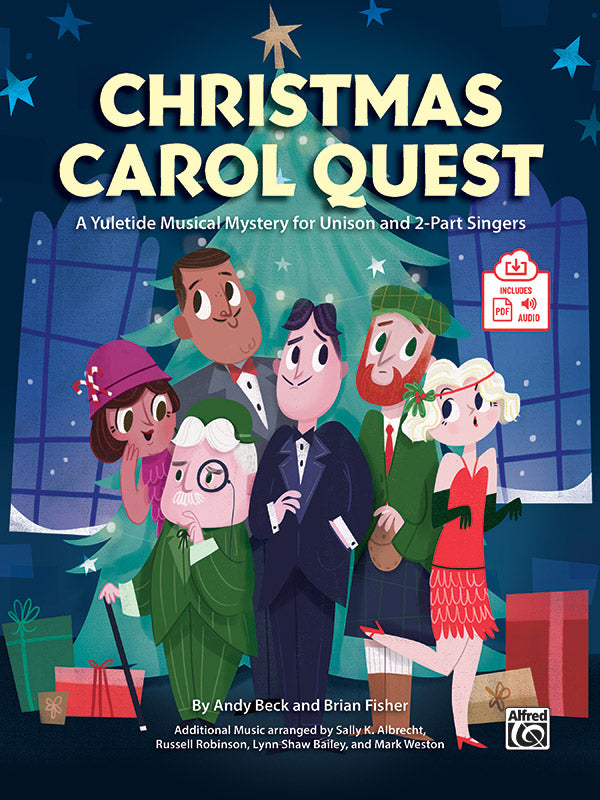 Christmas Carol Quest: A Yuletide Musical Mystery for Unison and 2-Part Singers Sheet Music Preview