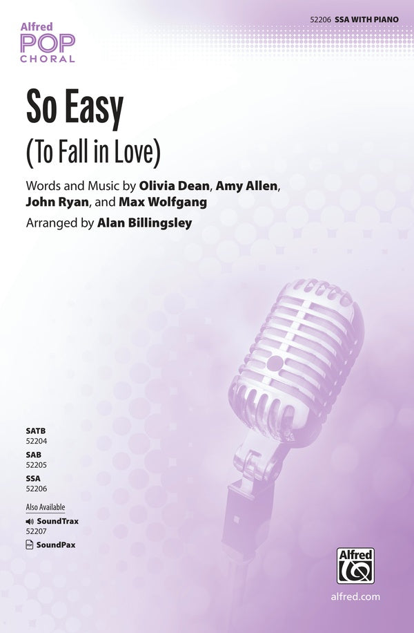 So Easy Sheet Music Preview