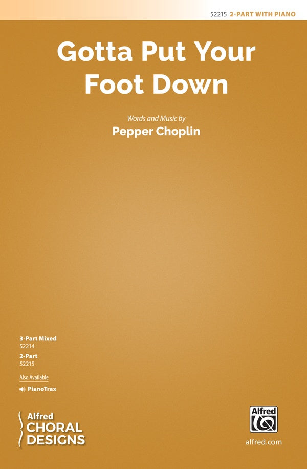 Gotta Put Your Foot Down Cover Image