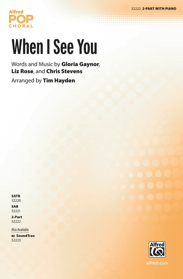 When I See You Sheet Music Preview