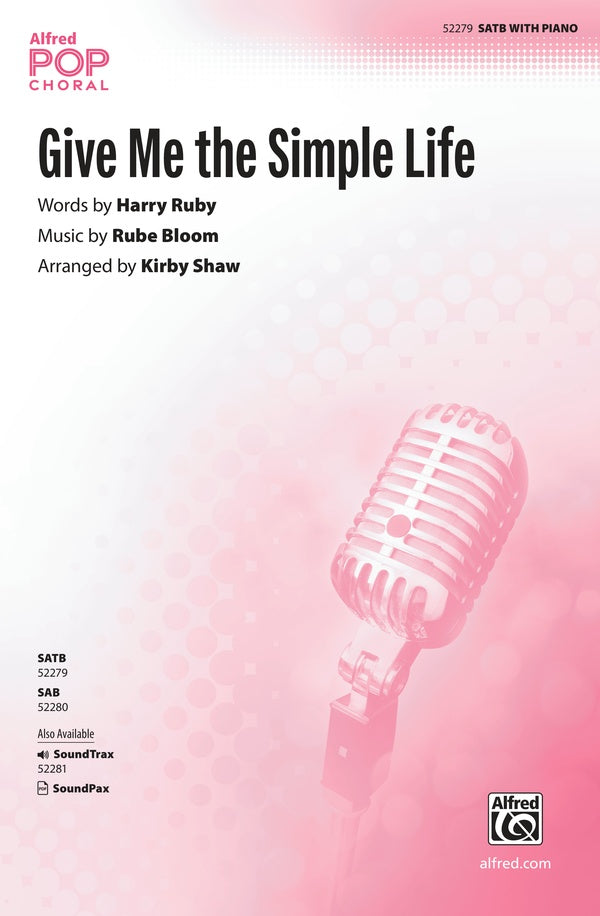 Give Me the Simple Life Sheet Music Preview