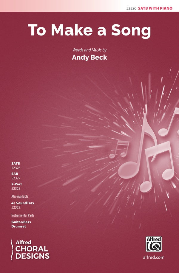 To Make a Song Sheet Music Preview