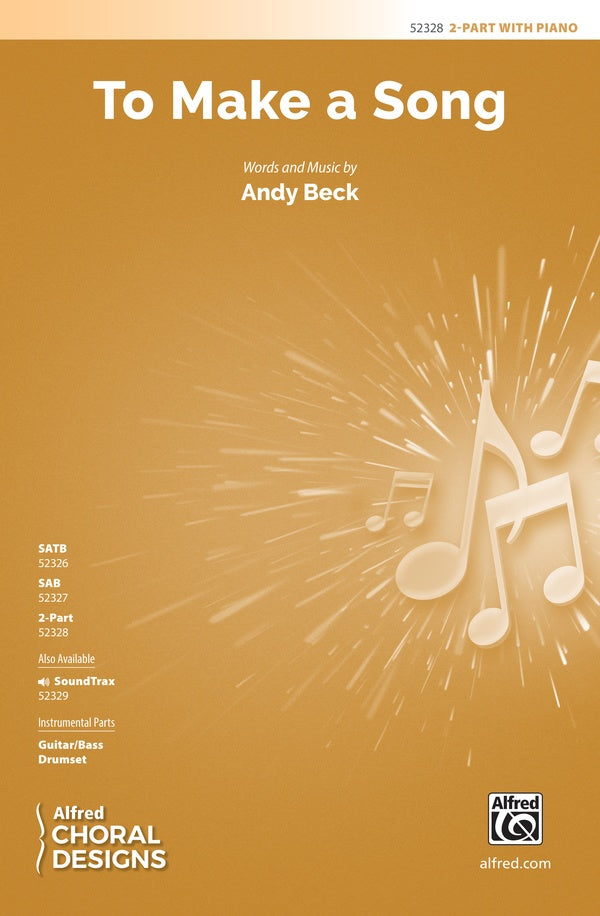 To Make a Song Sheet Music Preview