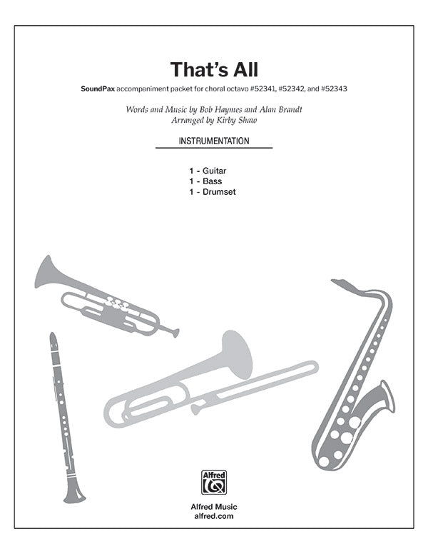 That's All: Guitar Sheet Music Preview