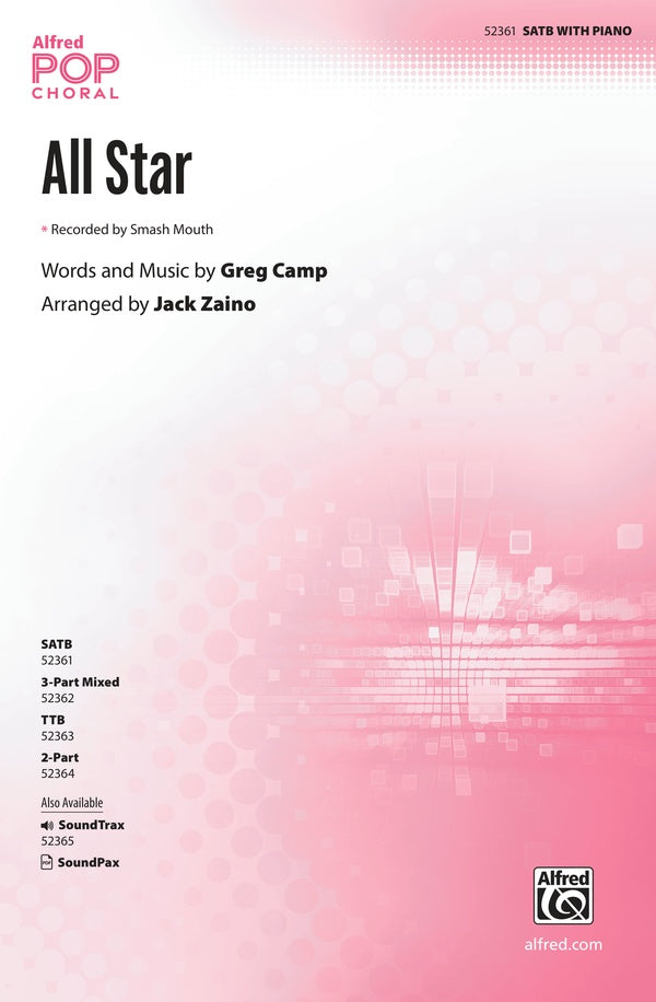 All Star Sheet Music Preview